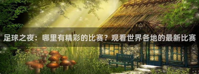 足球之夜：哪里有精彩的比赛？观看世界各地的最新比赛
