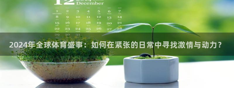 2024年全球体育盛事：如何在紧张的日常中寻找激情与动力？
