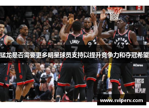 猛龙是否需要更多明星球员支持以提升竞争力和夺冠希望