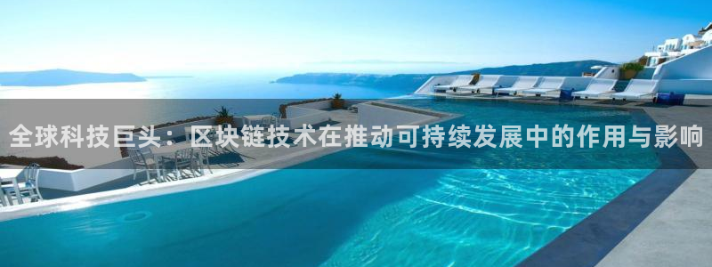 全球科技巨头：区块链技术在推动可持续发展中的作用与影响